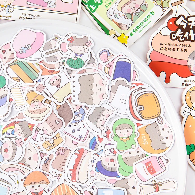 Декоративные забавные мультяшные канцелярские наклейки Flash Girl для скрапбукинга