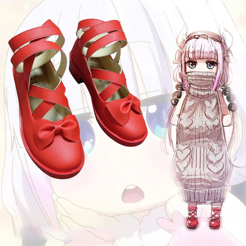 Новинка Обувь для костюмированной вечеринки в стиле аниме Кобаяши Сан Чи без