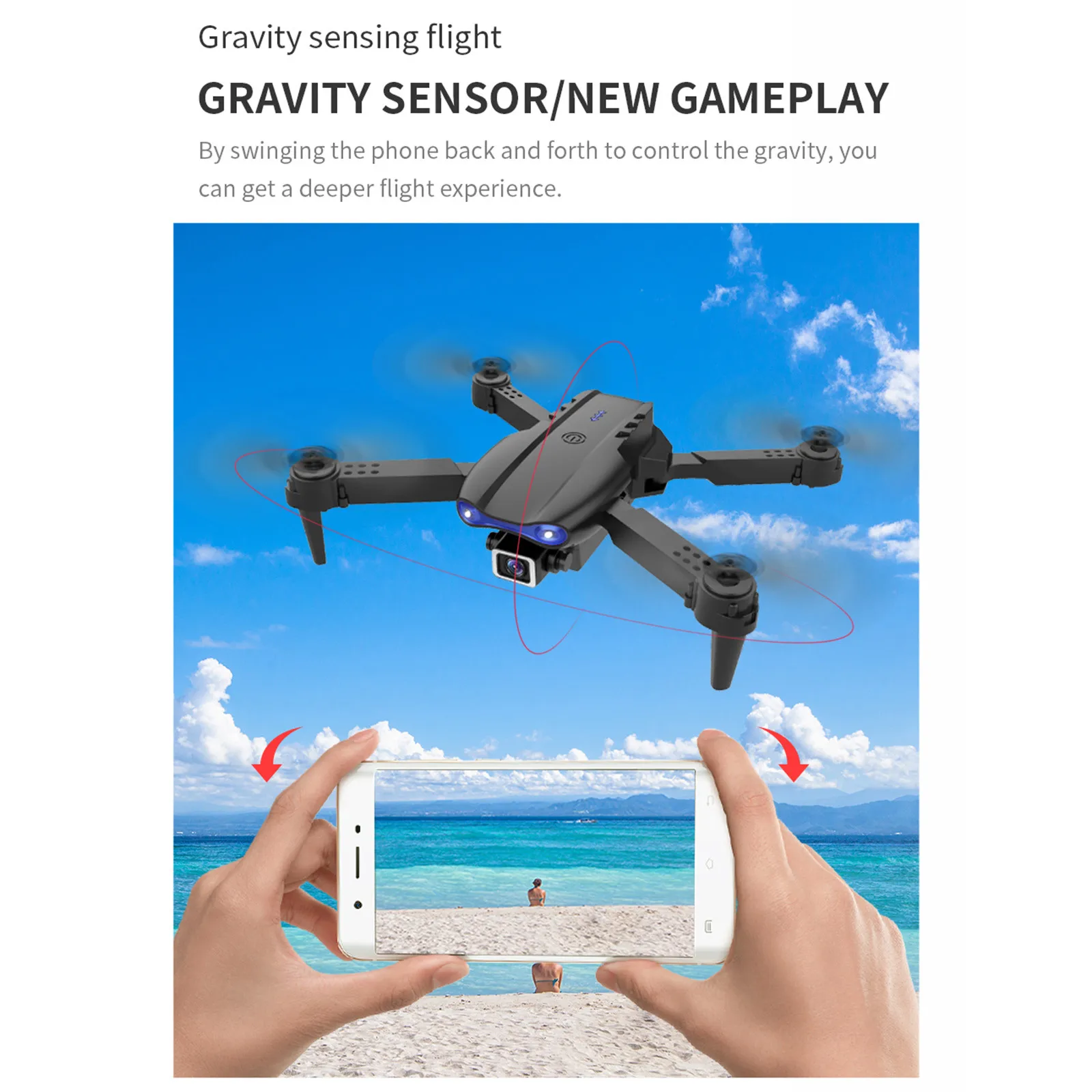 

Drones Long-endurance K3 Folding Drone HD 4k Dual-camera Quadcopter HD Dual Camera Wifi FPV Foldable Camera Wifi FPV Foldable
