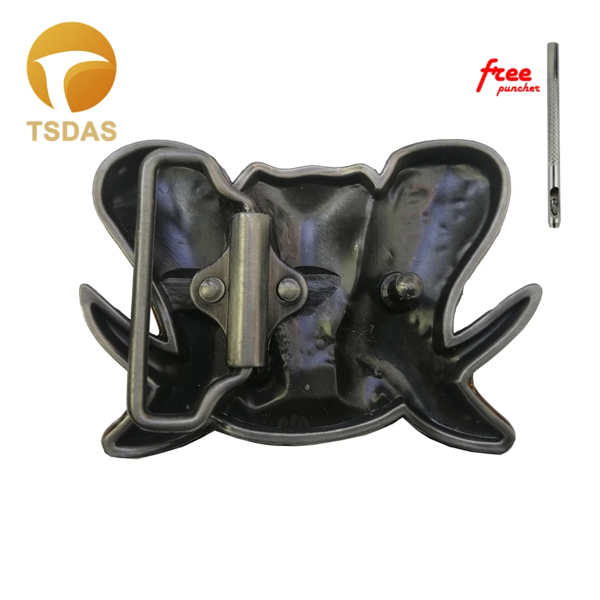 Пряжка для ремня в западном стиле мужская модный пояс с 3D серебряным покрытием