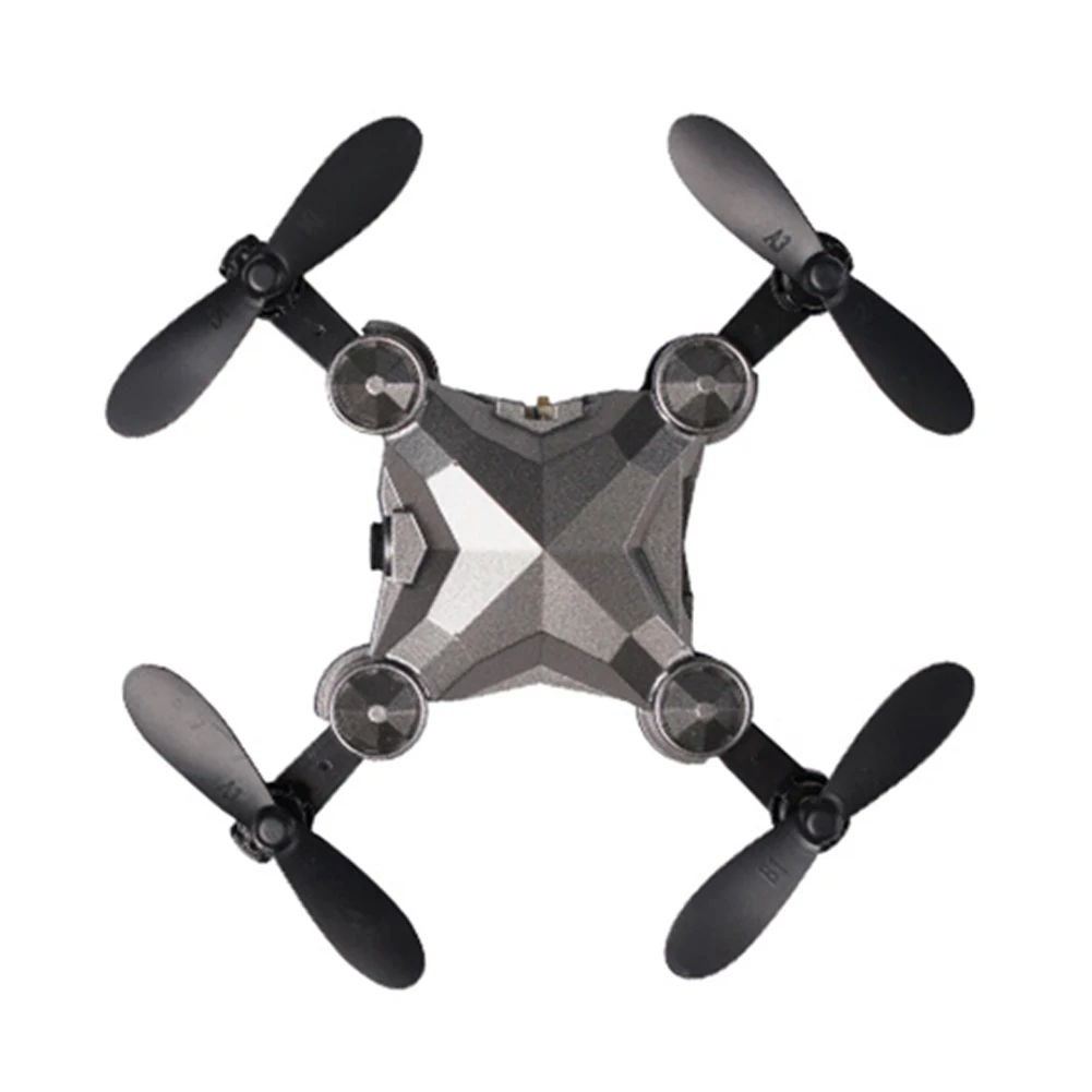 

Складной мини-Радиоуправляемый Дрон Безголовый вертолет четырехосевой самолет игрушка портативный Квадрокоптер вращающийся самолет