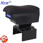 Центральная консоль, подставка под руку, светодиодная подсветка с USB-интерфейсом для Mitsubishi Colt Lancer Mirage Attrage