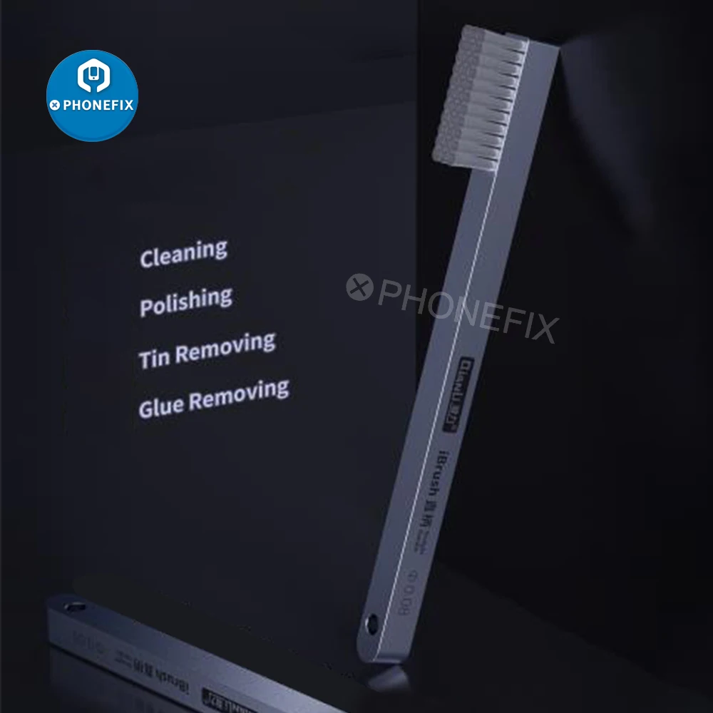 QianLi iBrush DS1102 Сверхтонкая стальная щетка для чистки полировки удаления клея iPhone