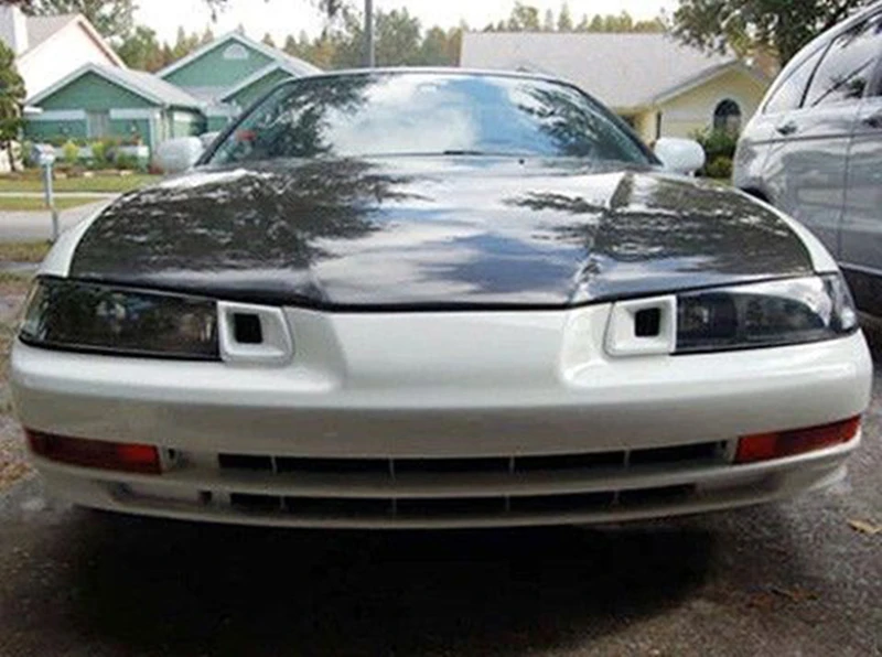 Используется для Honda Prelude racing grills 1992 93 94 95 96 год углеродное волокно рефитт передний центр гоночная решетка крышка аксессуары