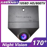 hawknavi car front view camera 1058d chip 800tv line waterproof hd image night vision parking assistance