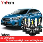 YNFOM комплект светодиодных фар для Subaru XV Crosstrek,Impreza XV 2010-2020 БлижнийДальний свет, противотуманные фары, автомобильные аксессуары, лампы для автомобильных фар