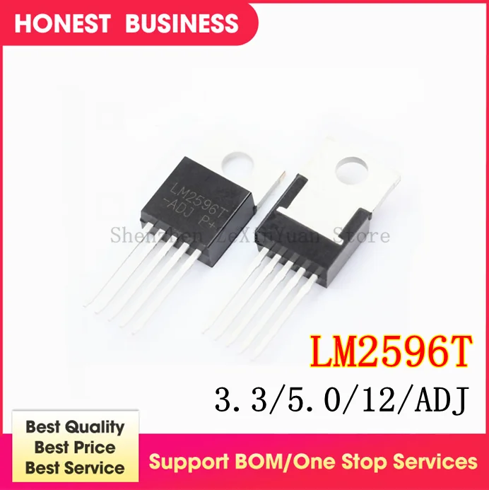

10PCS LM2596T-5.0 2596t-3. 3 LM2596T-3.3 2596T-ADJ 5,0/3,3/12/ADJ преобразователь питания IC TO-220 лучшее качество