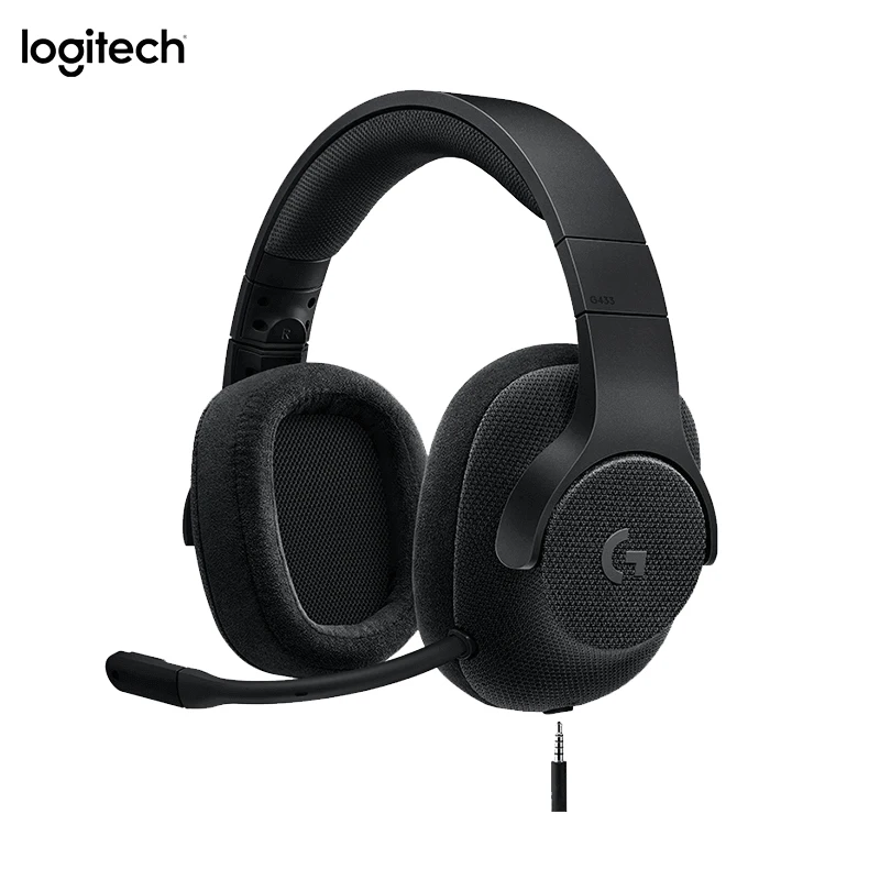 Игровые наушники Logitech G433 7 1 Surround для всех геймеров проводная гарнитура с