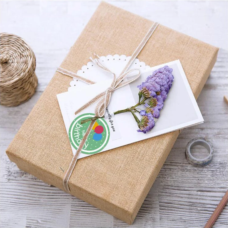 

Adhesive Labels Thank You Sticker Sealing Paper Stationery Supply Decoration Scrapbooking Happy Birthday Wishes Stickers 50PCS