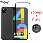 Закаленное стекло с полным покрытием для Google Pixel 4a, Защита экрана для Google Pixel 6 5 4a 5a, стекло для камеры Google Pixel 6, стекло