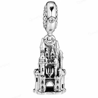 925 sterling silver charms castle european bead fit original bracelets chain diy pendant charm beads girl women jewelry making