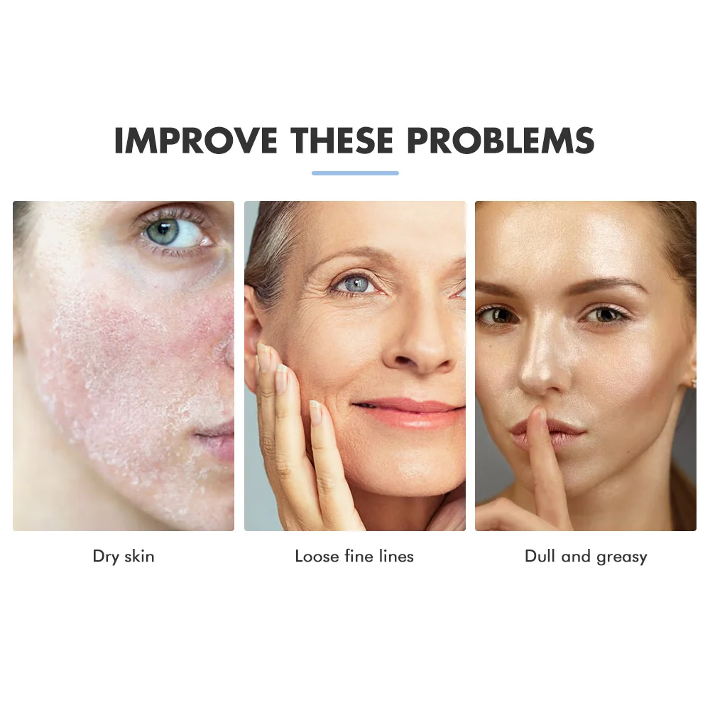 Коллагеновая омолаживающая маска для лица лифтинг против морщин красоты