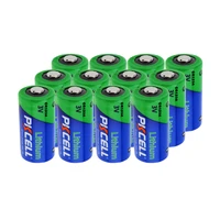 12pcs pkcell lithium battery cr123a cr 123a cr17345 16340 cr123a 3v non rechargeable batteries for camera gas meter primary dry