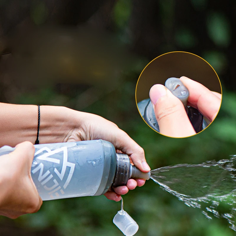 Складная мягкая колба AONIJIE 420 мл 500 сохраняют гидратацию льда бутылки для холодной