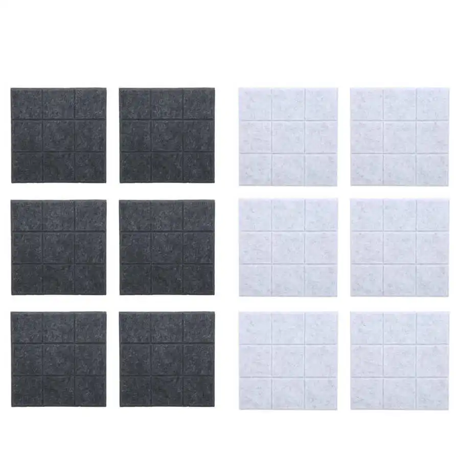 6 шт. звукопоглощающие войлочные небольшие звукоизоляционные панели для