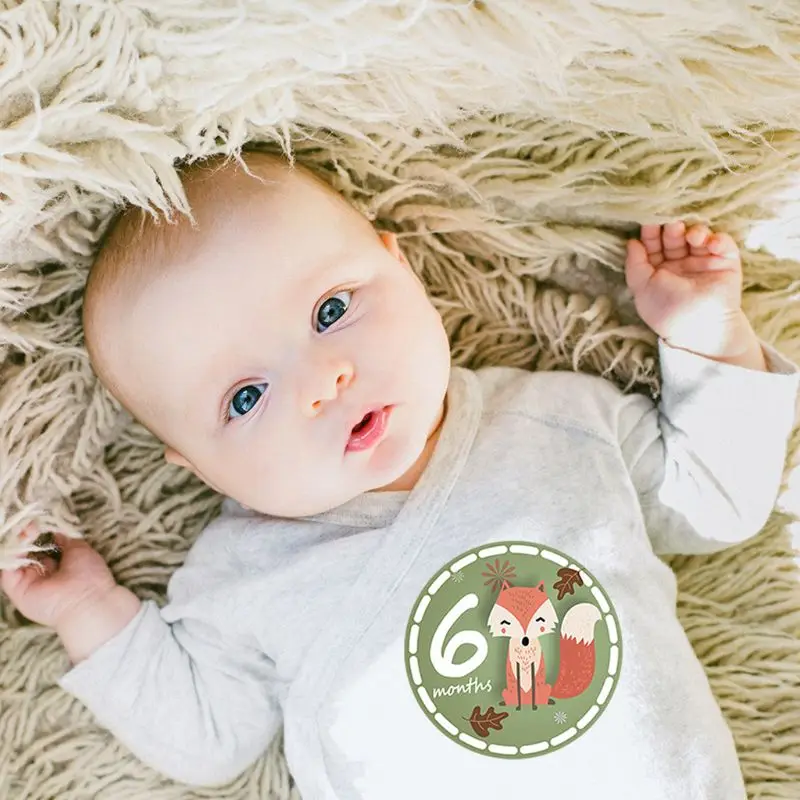 12 шт./компл. стикеры по месяцам для беременных женщин Аксессуары фотосъемки