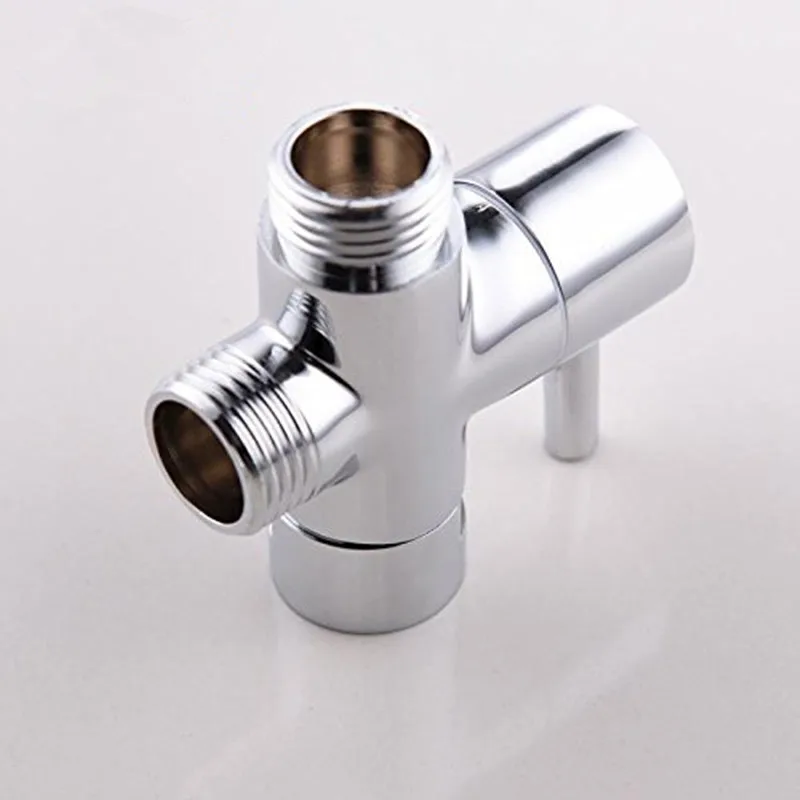 

DWZ Shower Valve 3 Way Brass 3-way Diverter Valve For Handheld Shower Head Or Bath Tap Switch Outlet T Valve T Adapter