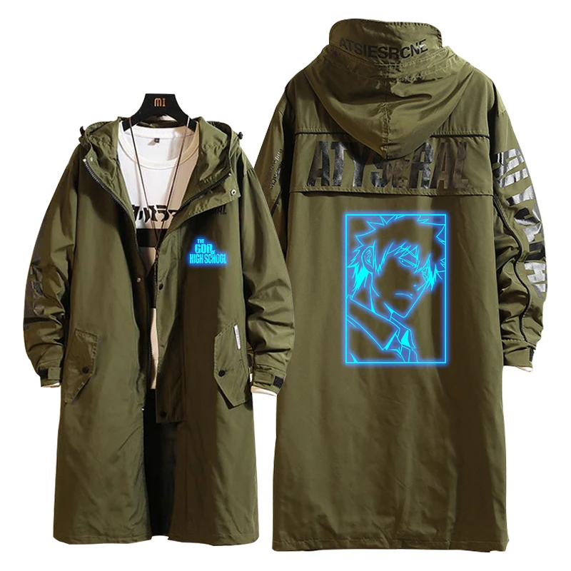 Длинная куртка с принтом Цзинь МО Ри толстовка для косплея популярное