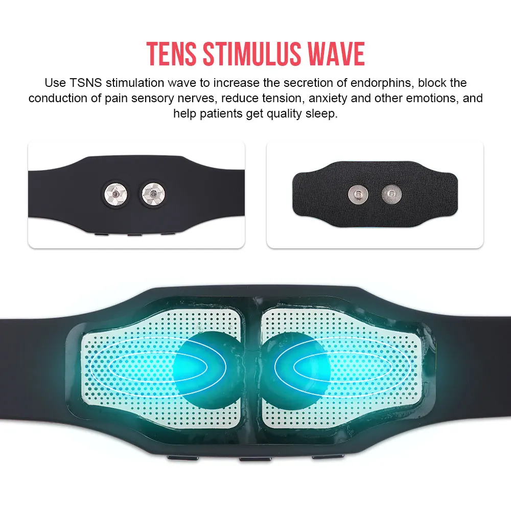 Rechargeable Electric Head Massager Sleep Monitor Migraine Relief Insomnia Therapy Release Stress Tool | Красота и здоровье