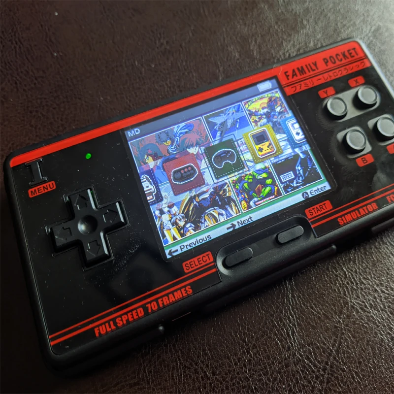 Игровая консоль FC3000 Детская игровая с 8 цветными экранами для PXPX7 черная серая