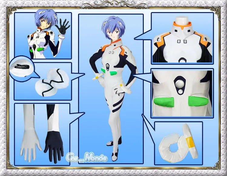 

EVA COS Ayanami Rei Combat clothing CosPlay clothing NEW 2021 FULL SET