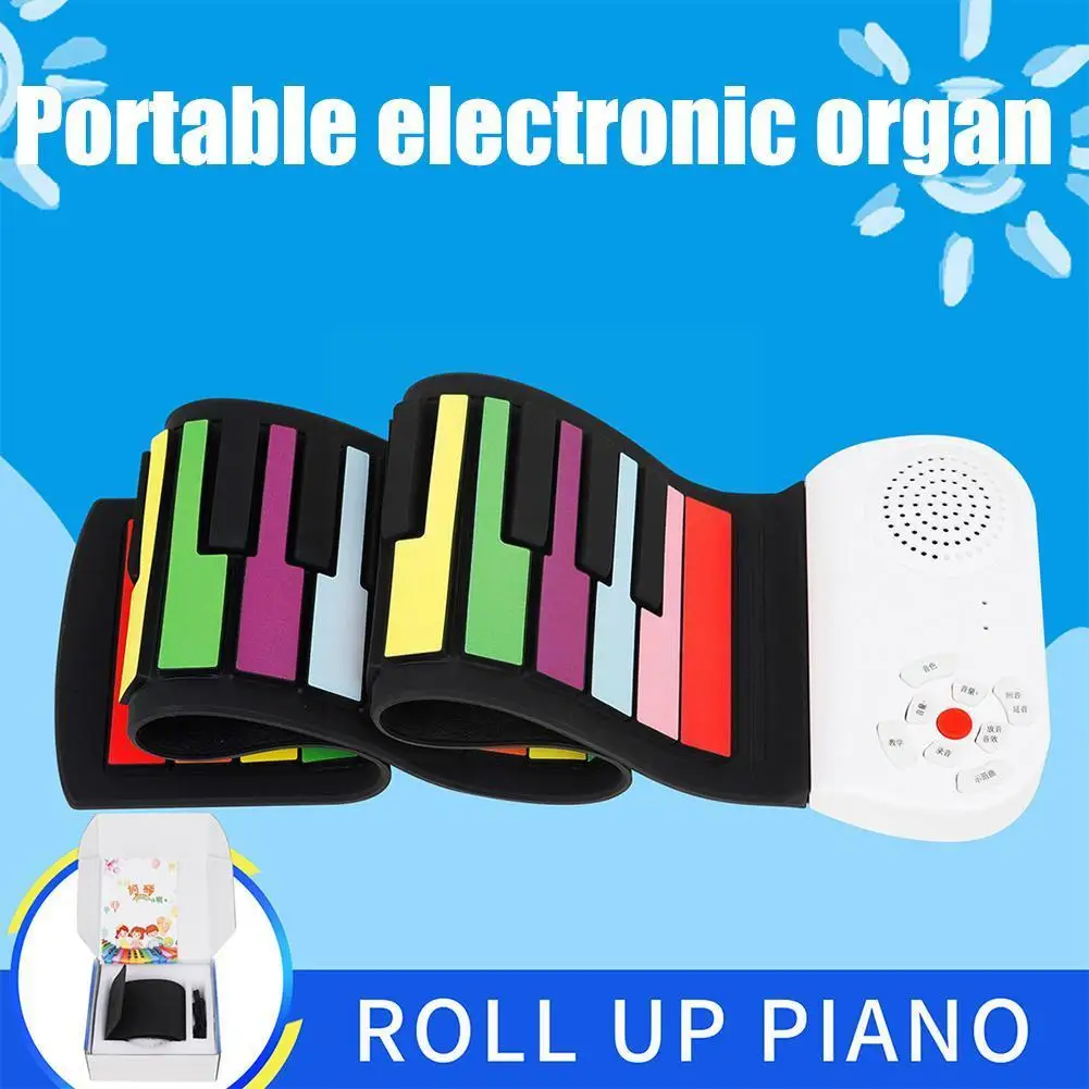 Портативная электронная клавиатура ручной работы 49 клавиш цифровая