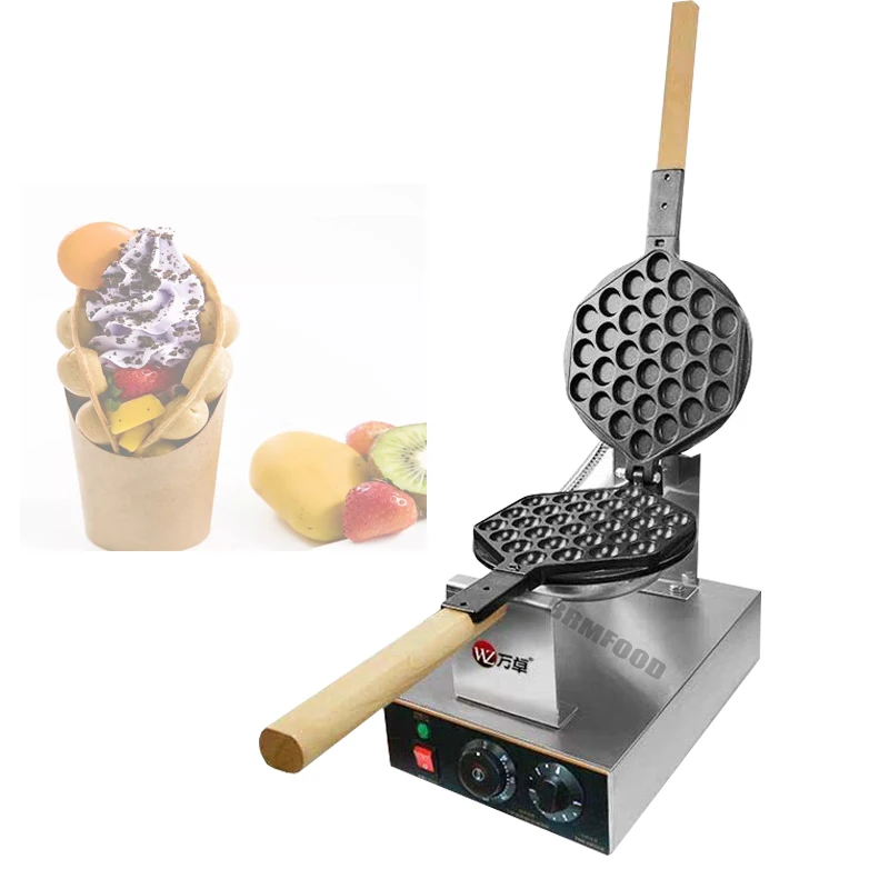 

В наличии 220V Электрический пузырчатые вафли машина вафли яйцо, принимающих Кухня слоеного пирога создатель железа машина яйцо духовой шкаф...