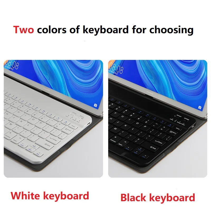 

Wireless Bluetooth keyboard Cover HUAWEI Mate Pad MatePad 10.4 inch BAH3-W09 BAH3-AL00 Tablet Case PU Leather stand Funda shell