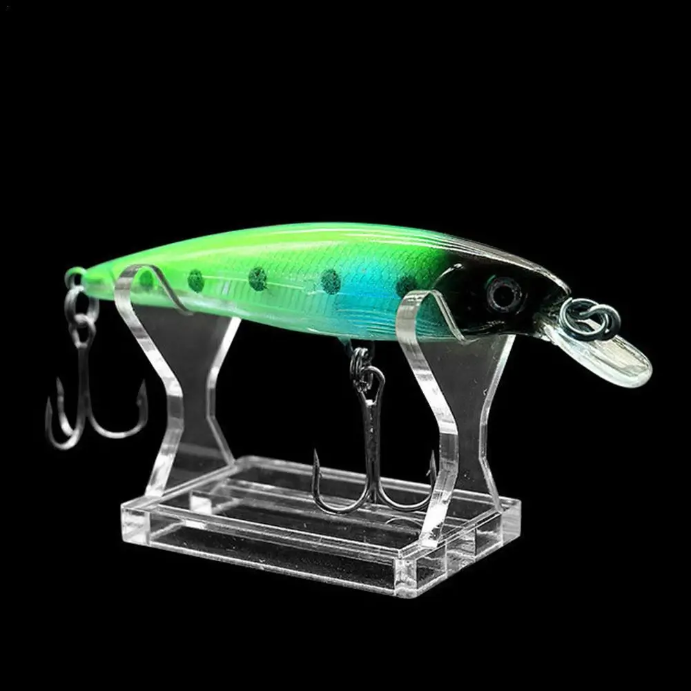 

1 Pcs Fishing Lure Showing Stand For Store Acrylic Shelf Swim Bait Wobblers Display Lure Fashion Crankbait Show Deep Design