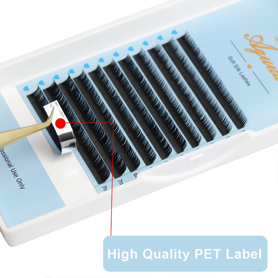 Фото ﻿ AGUUD Bottom Lower Individual Lashes 5mm 6mm 7mm Short Length B C CC D Natural Under False Eyelash Extension for Makeup №2
