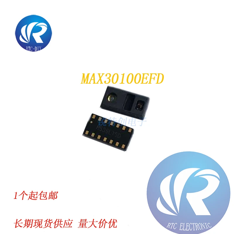 OLGA-14 датчик частоты сердечных сокращений MAX30102 или MAX30100 MAX30102EFD + T MAX30100EFD |