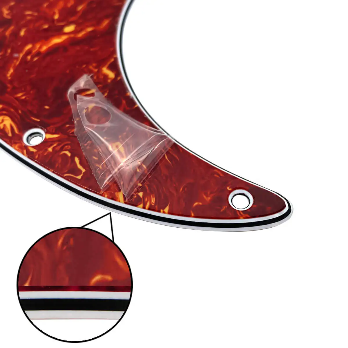 FLEOR PB P Защита от басов царапин на гитаре 13 отверстий 4 струны детали для