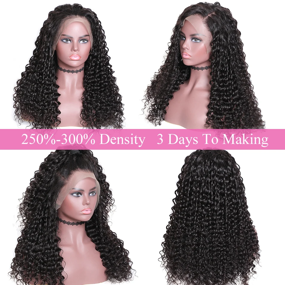 Волосы UNICE Бразильские глубокие волнистые пучки с закрытием 4*4 Кружева