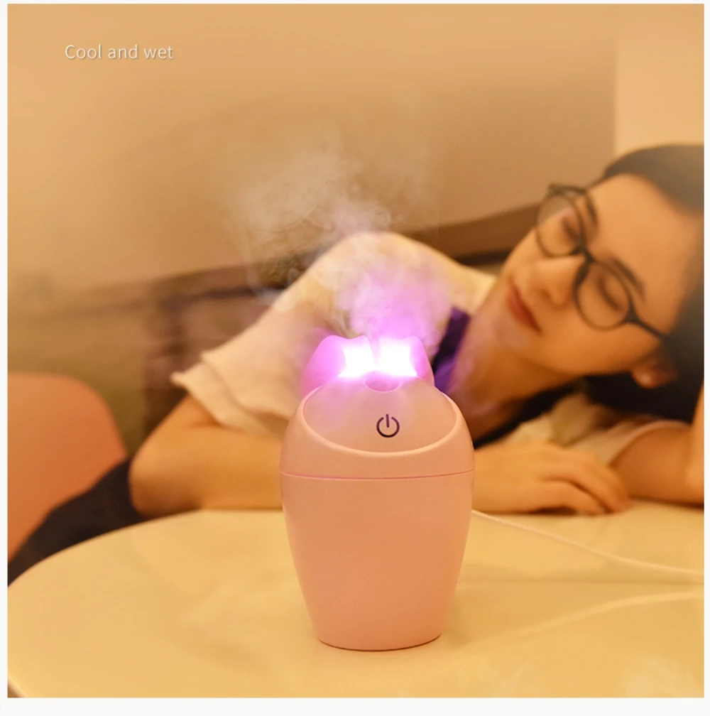 USB увлажнитель воздуха Арома-диффузор и светодиодный ультразвуковой распылитель