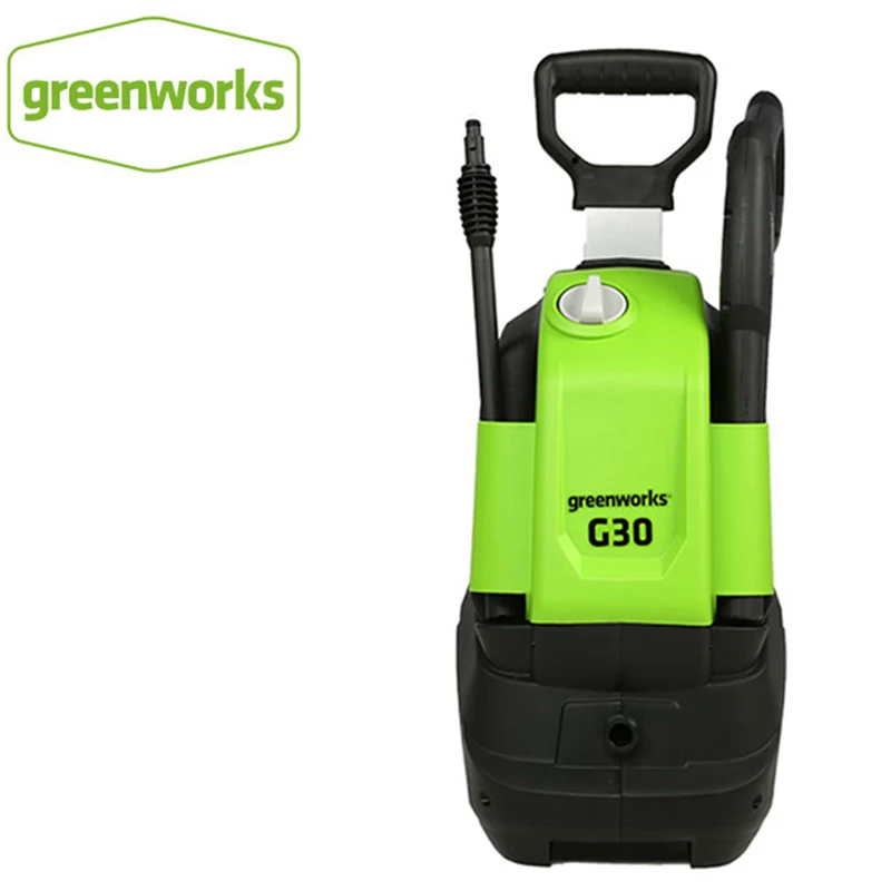 Greenworks 220 В 1500 Вт макс 120 бар 480LPh G30 мойка высокого давления Бытовая Очистительная