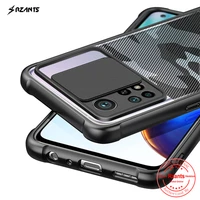 rzants for xiaomi mi 10t xiaomi mi 10t 11t pro case soft camouflage lens lens protection shockproof airbag thin clear cover