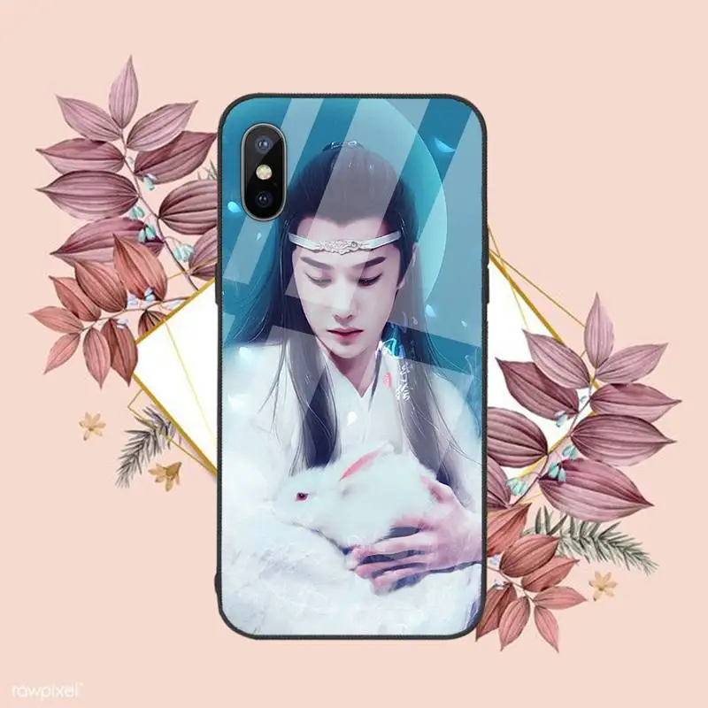 

The Untamed WangXian Bunnies Phone Case Tempered glass For iphone 6 6S 7 8 plus X XS XR 11 12 mini PRO MAX