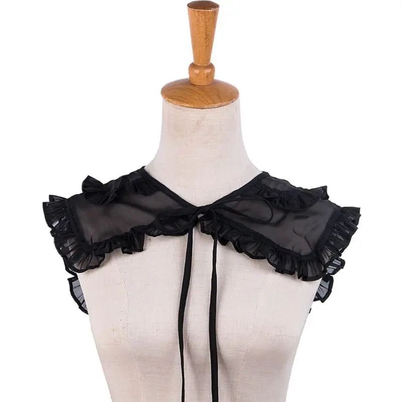 2020 Стильная женская рубашка в стиле преппи с оборками несколько рядов |