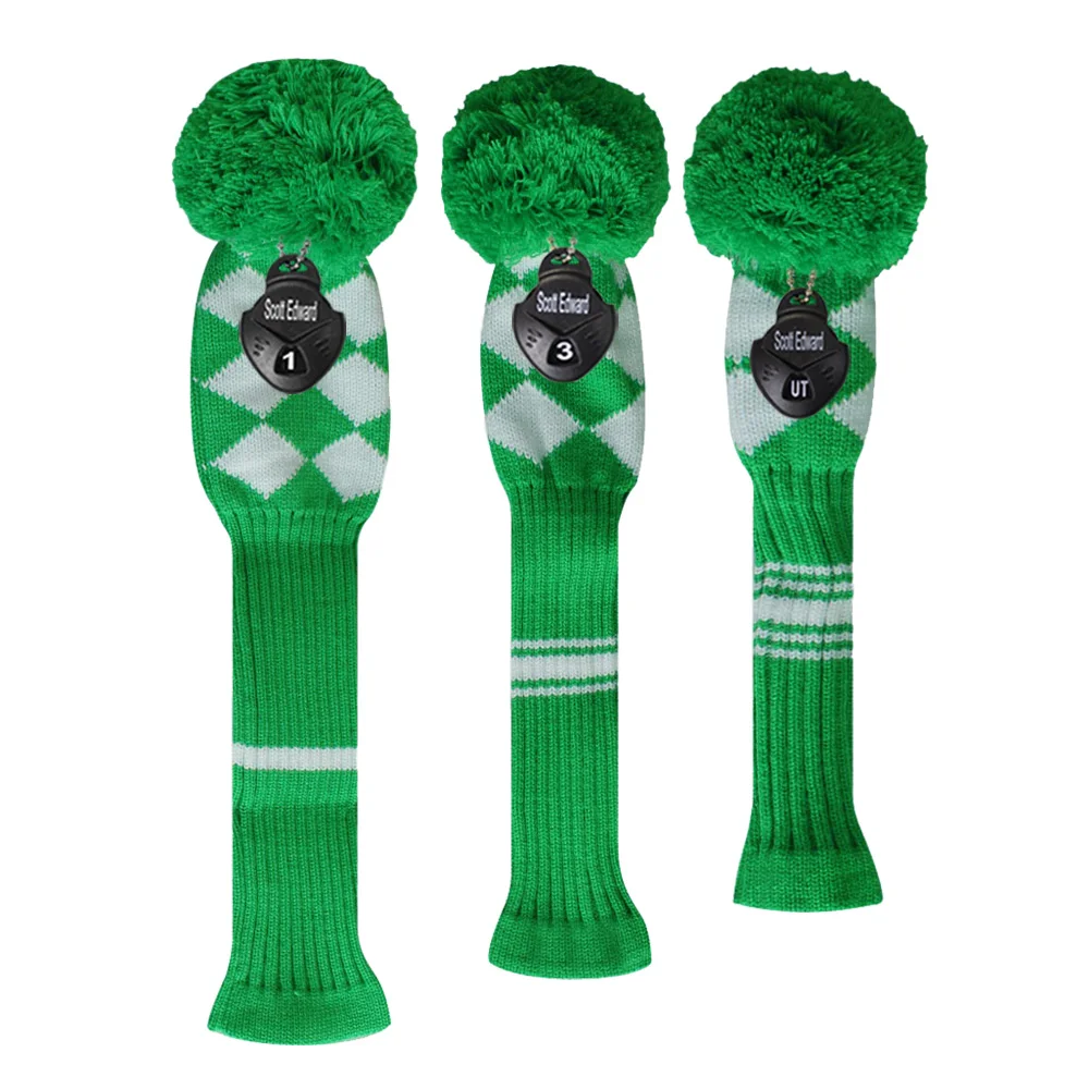 Набор головных уборов для гольфа pf 3 шт. с двухслойным эластичным плотно