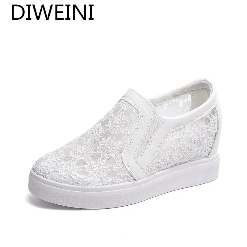 

2021 Fashion Women's Shoes Comfortable Breathable Mesh Casual Shoes Autumn Woman Solid Color Non-slip Wear-resistant Flat Shoes