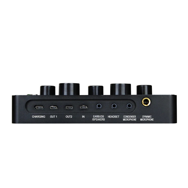 

V10 Separate Sound Card Mobile Phone Computer Karaoke Anchor Live Broadcast Device Supports Headset