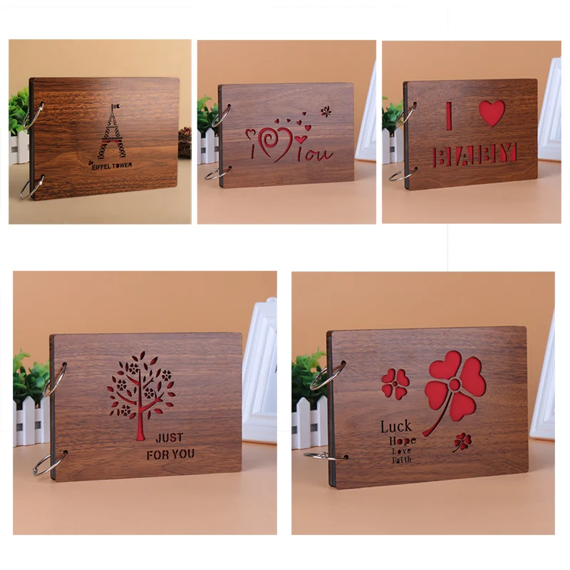 1 шт. гироборд с колесами 8 дюймов деревянный фотоальбом новая записная книжка С