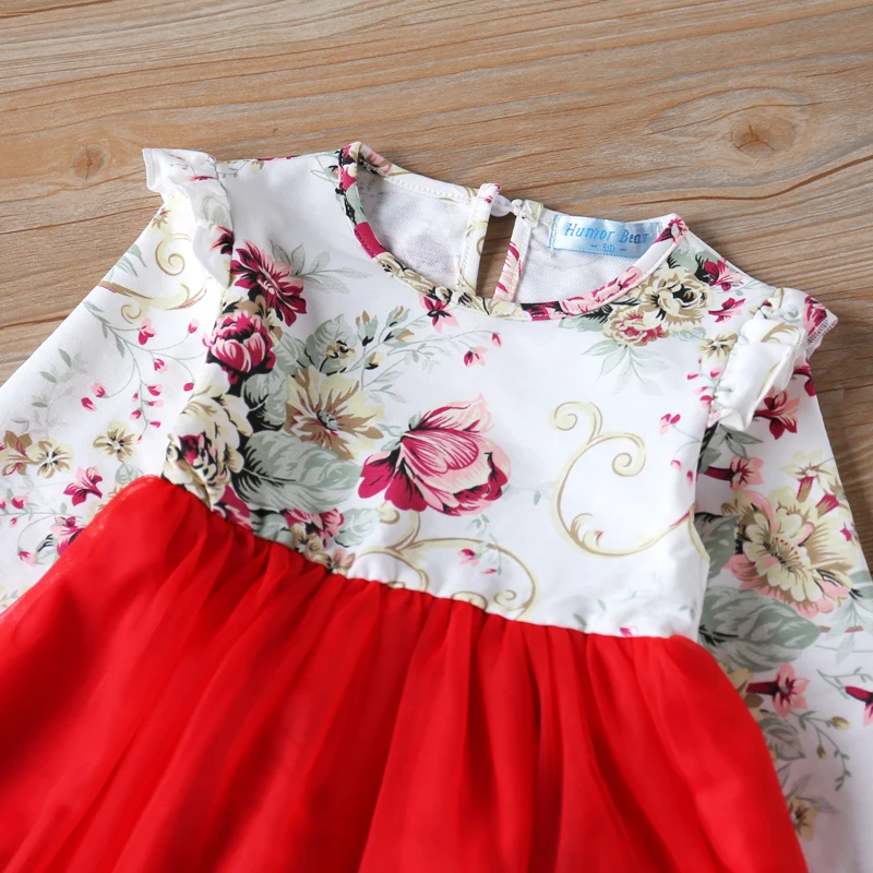 Humor Bear/шерстяной свитер для девочек; коллекция года; брендовый осенне-зимний детский свитер с круглым вырезом и рисунком для девочек; свитер для маленьких девочек