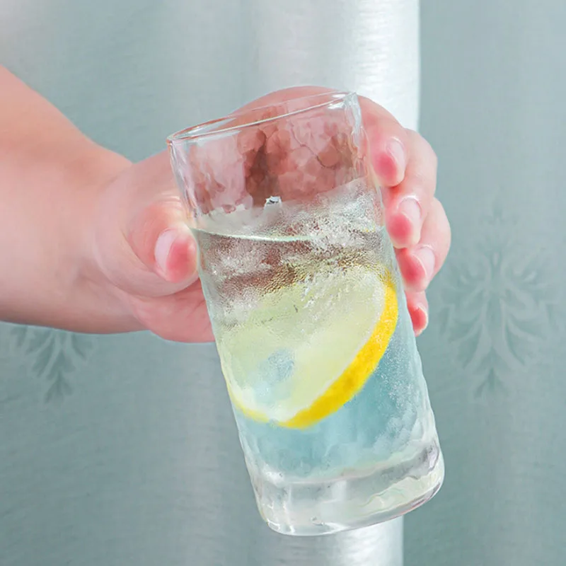 Стеклянный кувшин для воды с ручкой горячей и холодной фруктового сока цветка