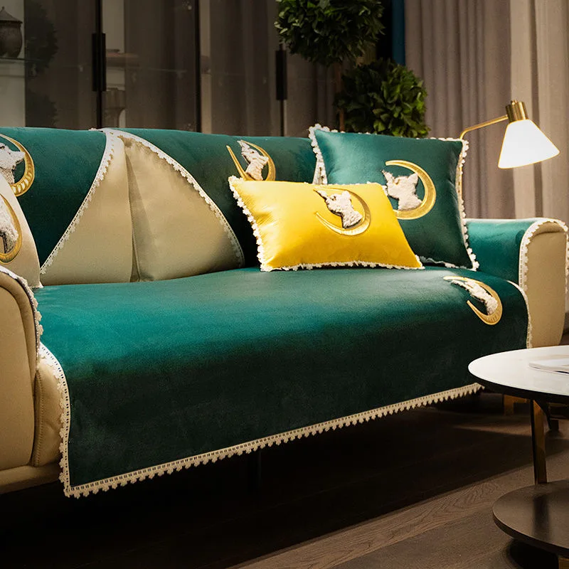Роскошное покрывало для дивана чехлы с кисточками защитный чехол всесезонный
