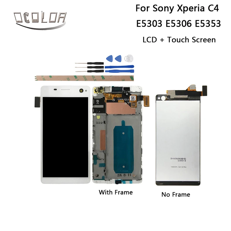 Ocolor для Sony Xperia C4 E5303 E5306 E5353 ЖК дисплей и сенсорный экран 5 ''в сборе + Инструменты