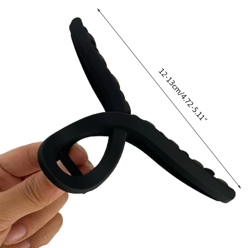 Большие заколки для волос Нескользящие зажимы матовые Симпатичные французские