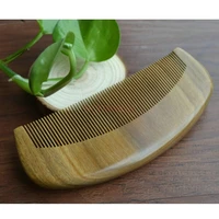wooden comb green sandalwood super dense comb tweezer tweezers to dandruff tooth combs mini portable male children small
