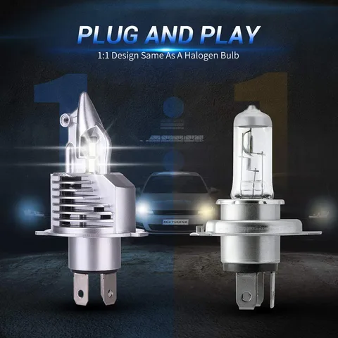 KAFOLEE H4 9003 HB2 Светодиодные лампы для фар 12 В 24 В 80 Вт 16000LM Диодные лампы LED H4 4300K Для автомобилей Дальний свет с окунанием 6000K 8000K