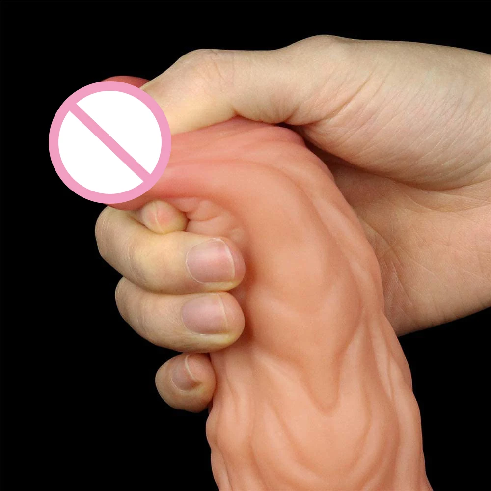 XXL реалистичный большой фаллоимитатор волк двойной плотности анальный анальные